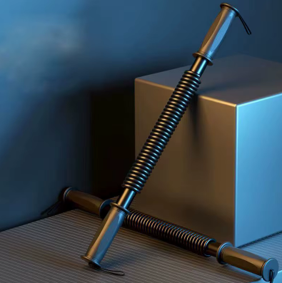 Barre de Musculation à Ressort – Renforcement du Torse, Poitrine & Avant-bras