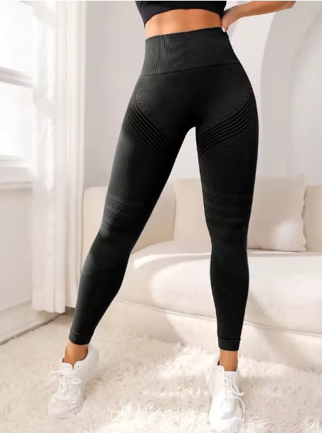 Legging Push-Up Taille Haute – Sculptant, Seamless & Effet Galbant