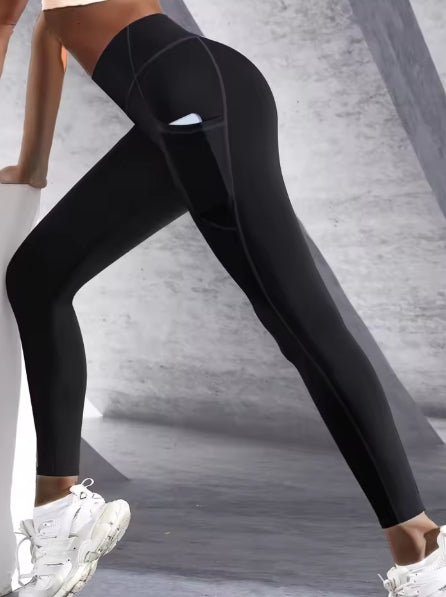 Legging de Sport Taille Haute – Sculptant & Anti-Cellulite avec Poche Latérale