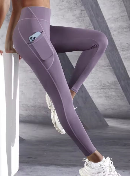 Legging de Sport Taille Haute – Sculptant & Anti-Cellulite avec Poche Latérale