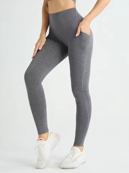 Legging de Sport Taille Haute – Sculptant & Anti-Cellulite avec Poche Latérale