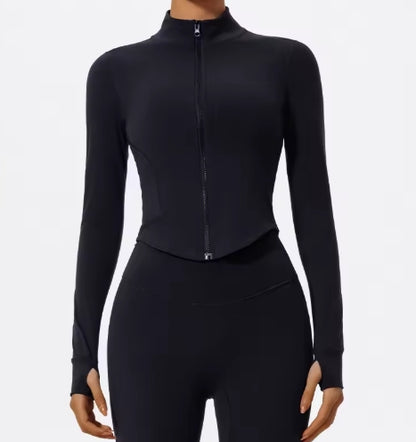 Veste Sport Ajustée Zippée