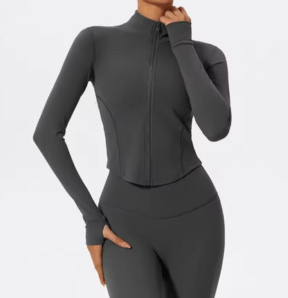 Veste Sport Ajustée Zippée