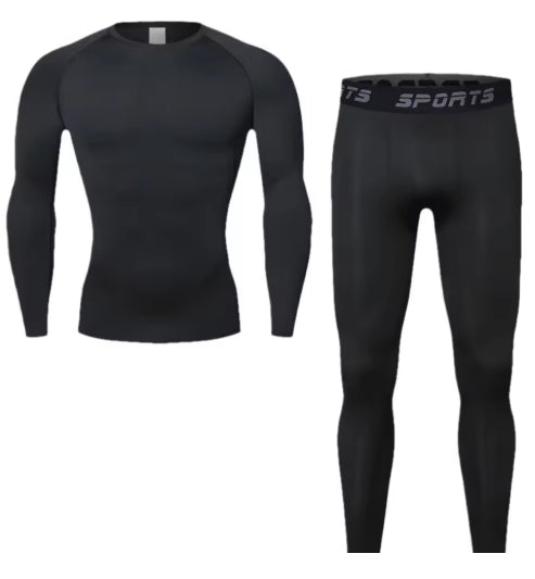 Ensemble Compression Homme - Haut & Leggings Confort
